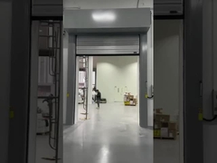 Liniowy panel drzwiowy wzór stopu aluminium szybki zwijany i zamykający drzwi dla JTM-D01