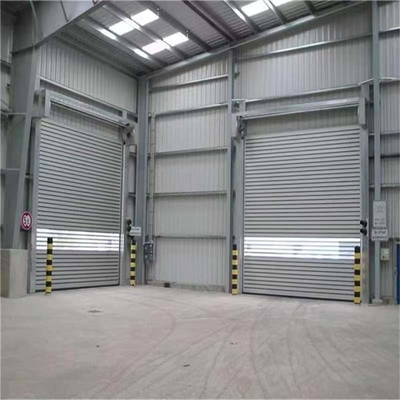 JTM-D03 Aluminium Wysokiej Szybkości Roll Up Fast Roller Shutter Spiral Security Door With Remote Control