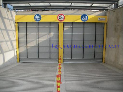 Zestaw aluminium JTM-D03 Szybki rull i rolety Spiralny magazyn Wind Shield Automatyczne drzwi