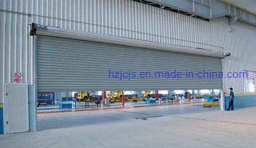 Aluminium Stop High Speed Rolling Up Fast Spiral Garage Door z klasą ochrony IP55
