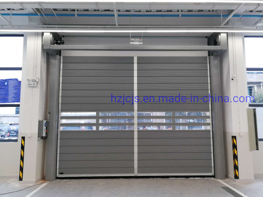 Automatyczne drzwi magazynowe z stopów aluminium garażowe drzwi do zarządzania magazynem