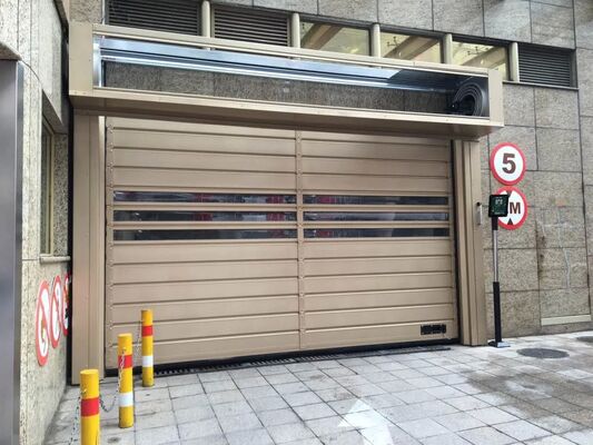 Fire Proofing IP55 Protection Customizable Size Automatic Warehouse Roller Shutter Door