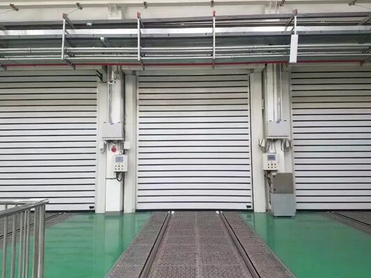 Ogrodzenie IP55 Ochrona dostosowywalny rozmiar Aluminiowy stop szybkie drzwi rolety