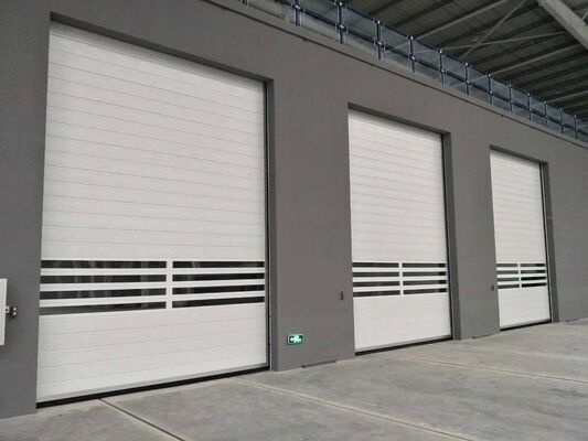 Aluminum Alloy Fire Proofing High Speed Roller Shutter Door with IP55 Protection and Customizable Size